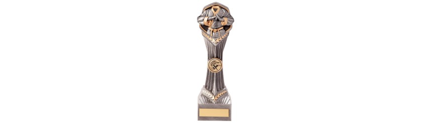 FALCON GI MARTIAL ARTS TROPHY - 5 SIZES - 10.5CM - 24CM